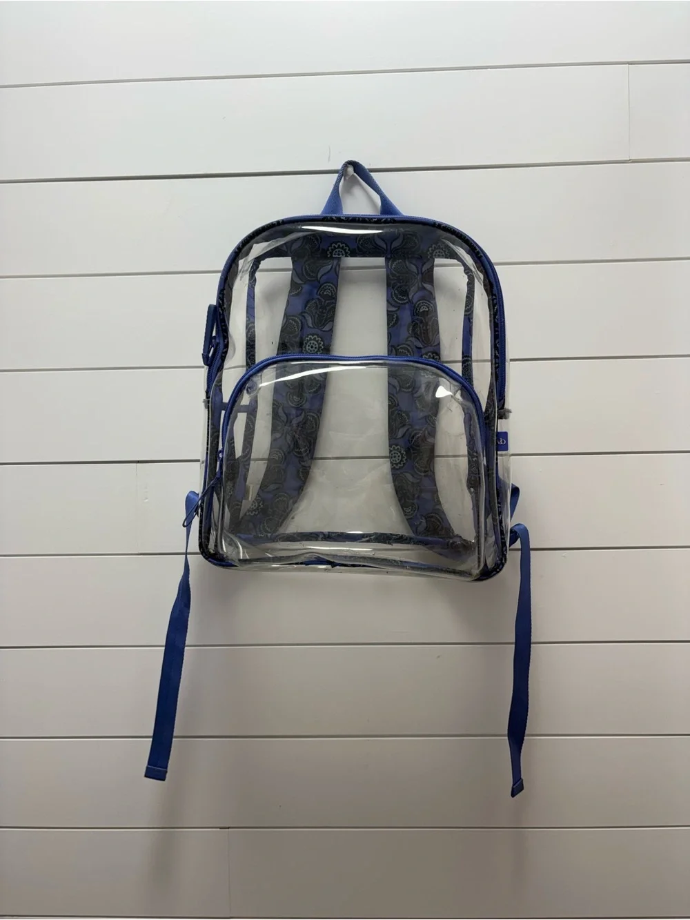 Vera Bradley | Bags | Clear Vera Bradley Backpack With Blue  display picture 1